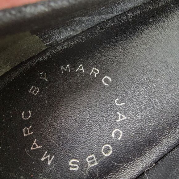 Marc Jacobs Camo Neutral Black White Gray Mouse Animal Whisker Flats Size 6 - Picture 6 of 7